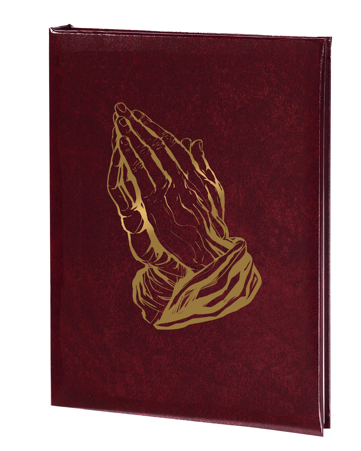 Elegant Line - Praying Hands - Burgundy- 6 Ring