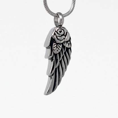 Winged Rose Pendant