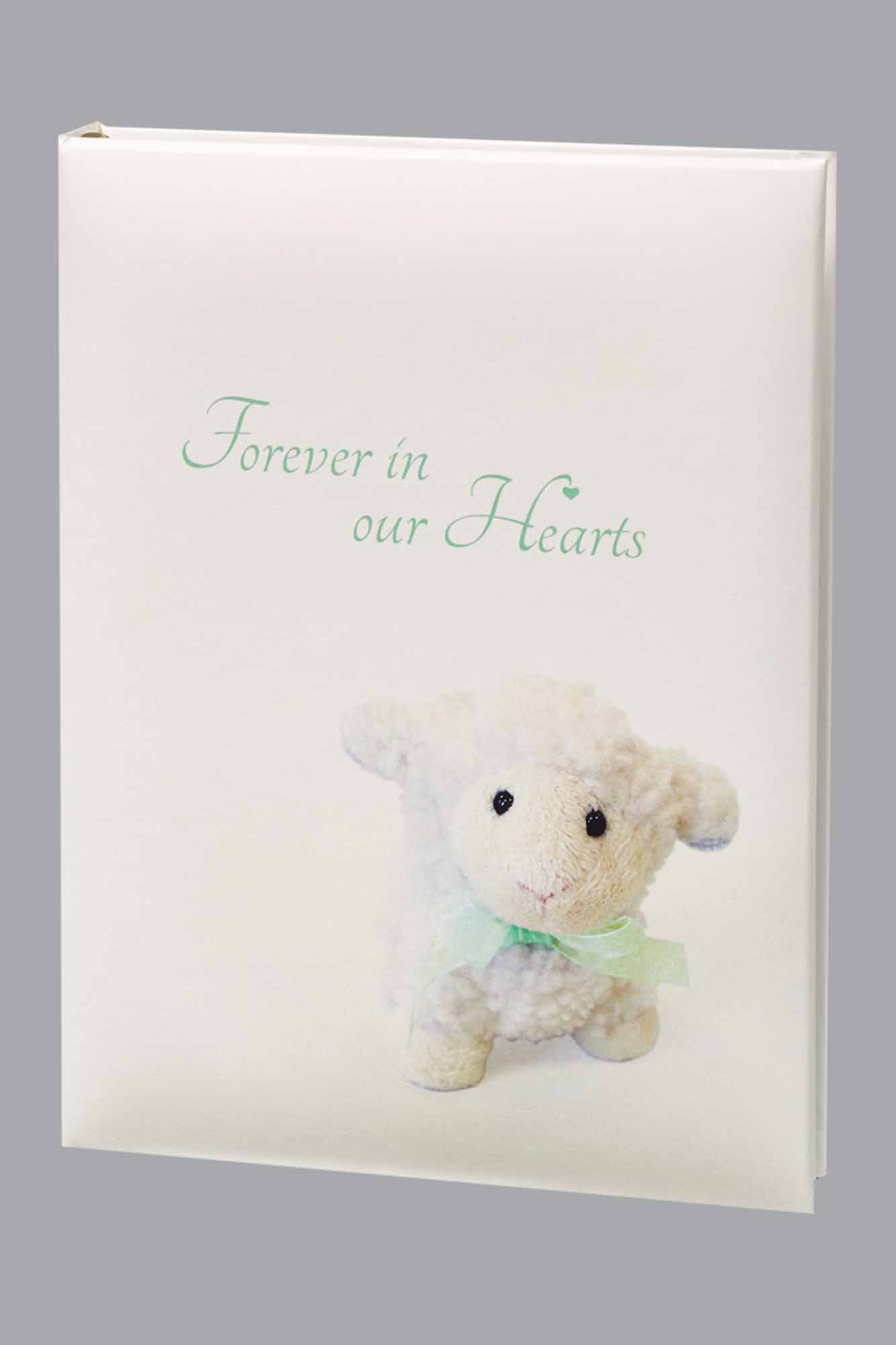 Forever in Our Hearts Funeral Guest Book