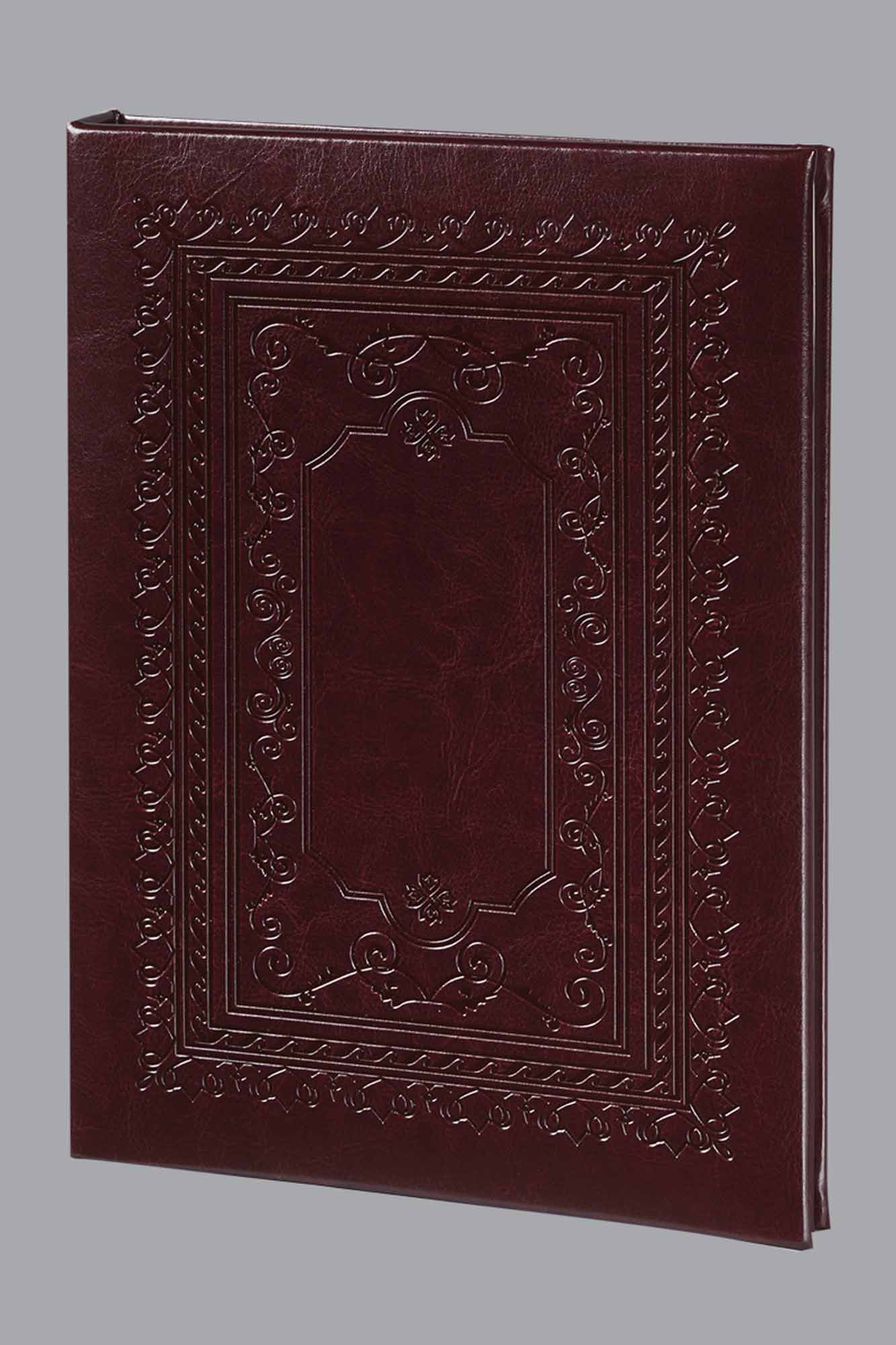 Ornate Burnished Frame Funeral Guest Book