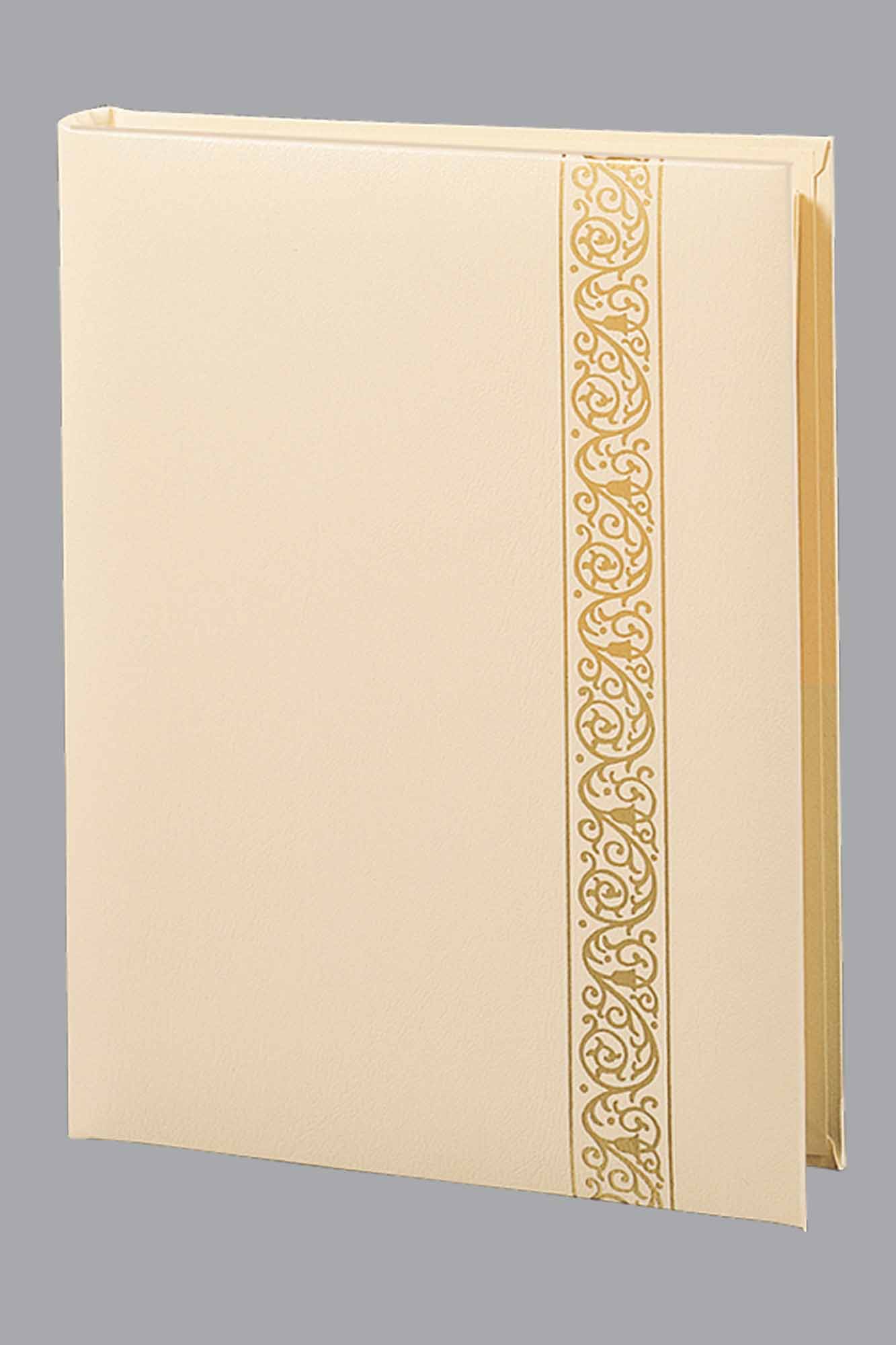 Classic Scroll Funeral Guest Book