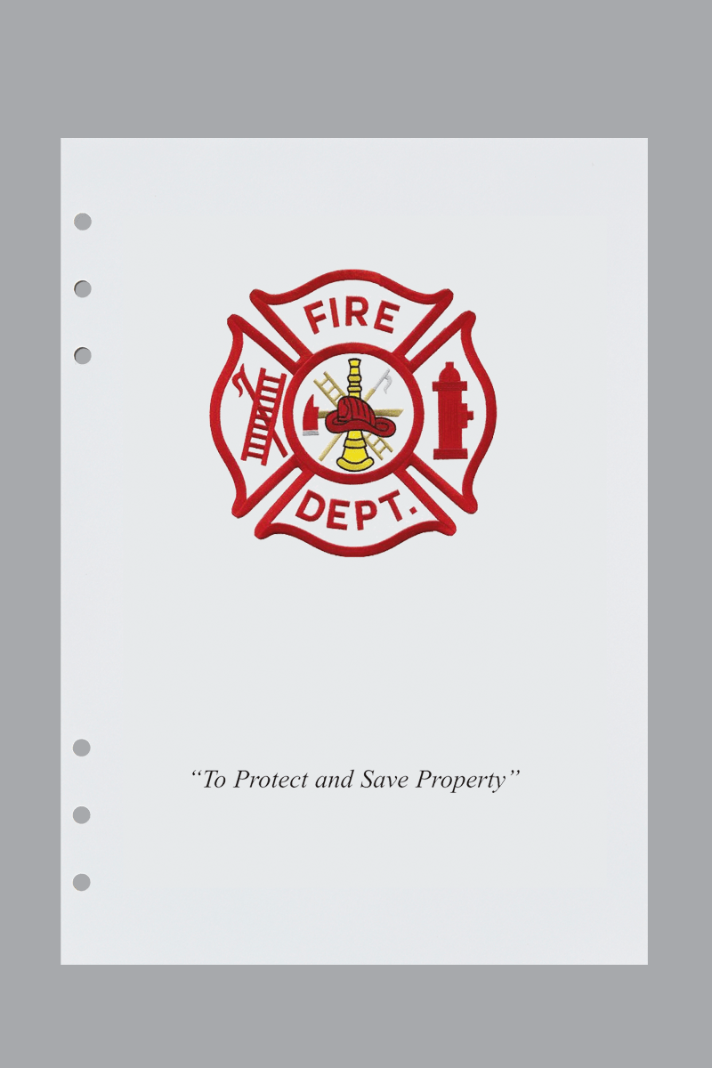 Fire Department Insignia Title page