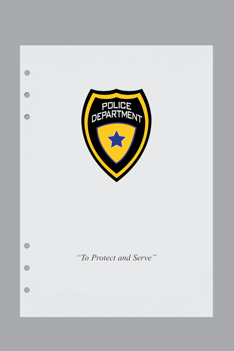 Police Department Insignia title page