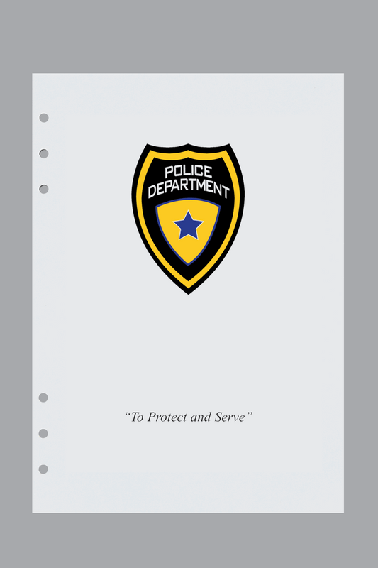 Police Department Insignia title page