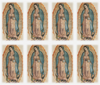 8 up Prayer Card Lady of Guadalupe 848-MIC