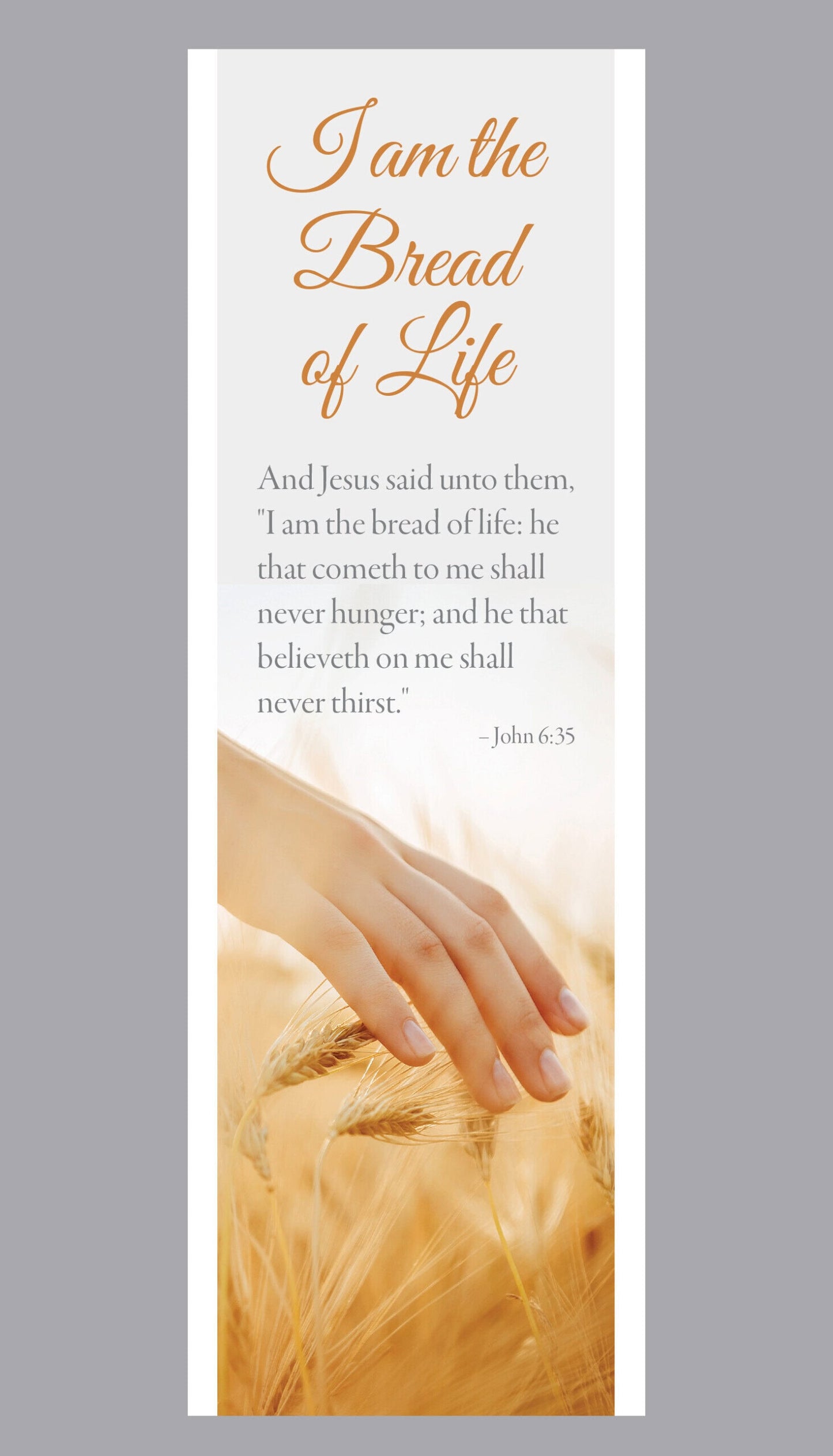 The Bread of Life Bookmark