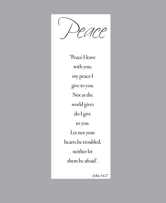 Peace Series Bookmark