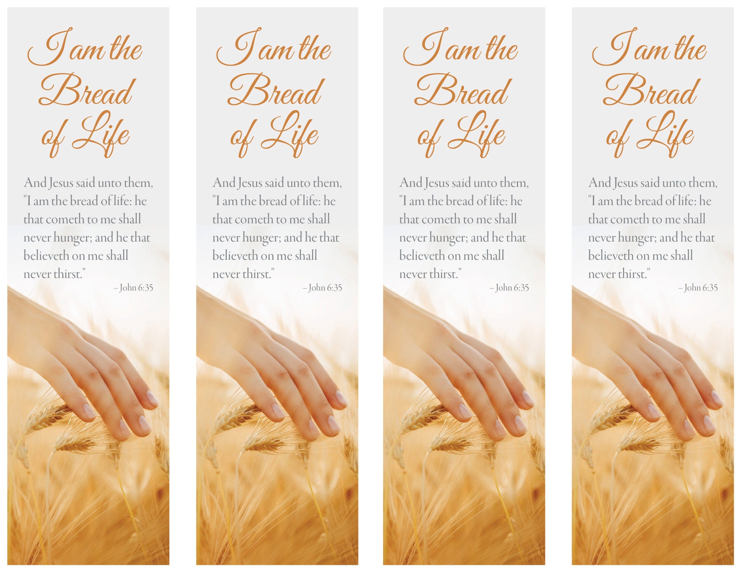 The Bread of Life Bookmark