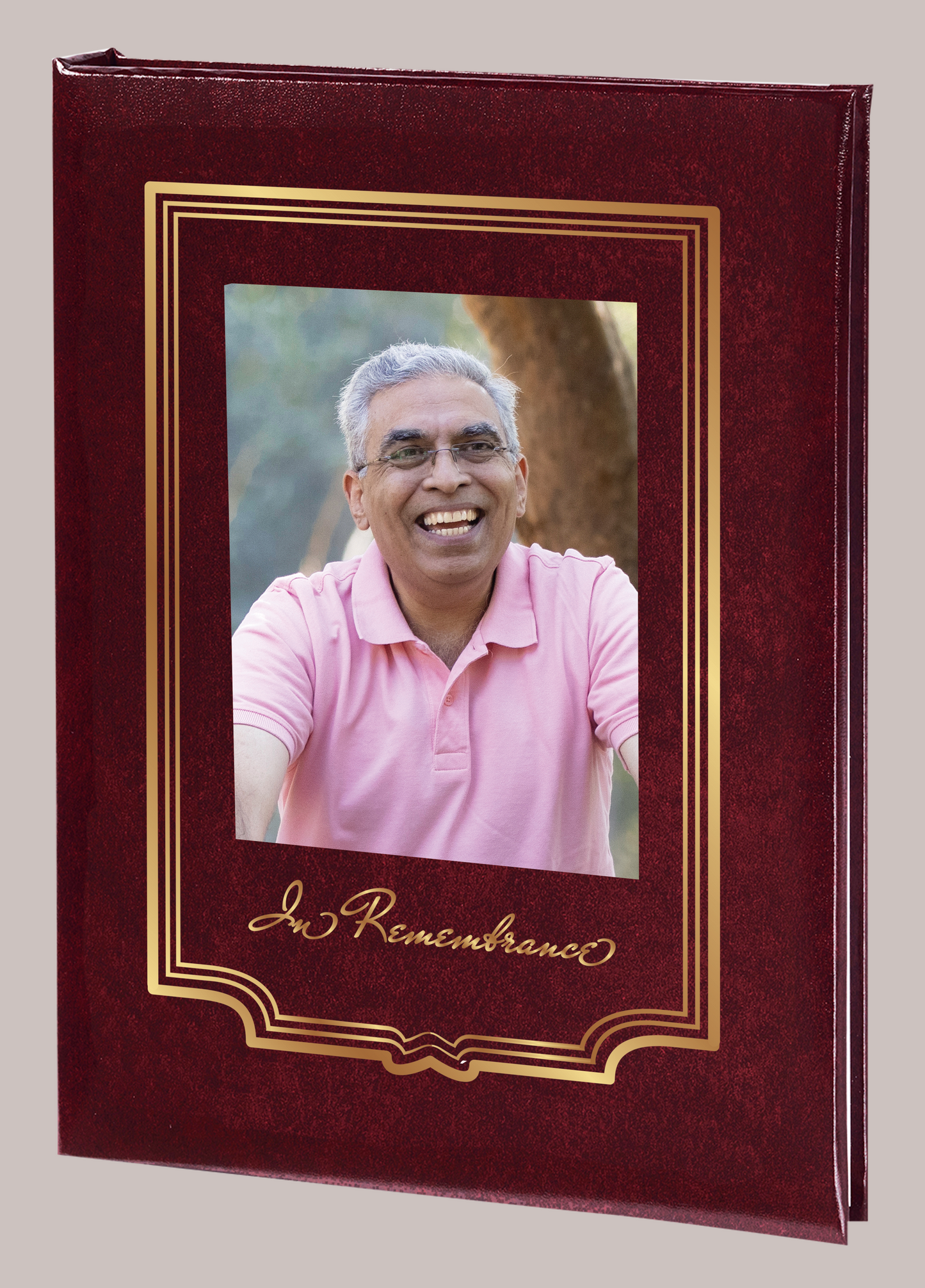 Frame Line - In Remembrance Art Frame - Burgundy - 6 Ring