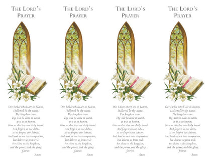 4 Church window bookmarks