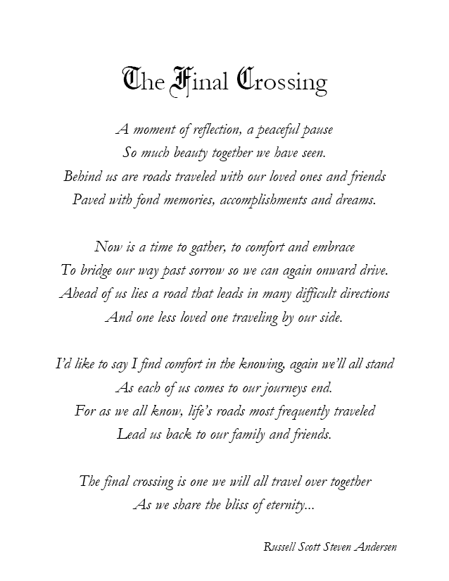 The Final Crossing by Russell Scott