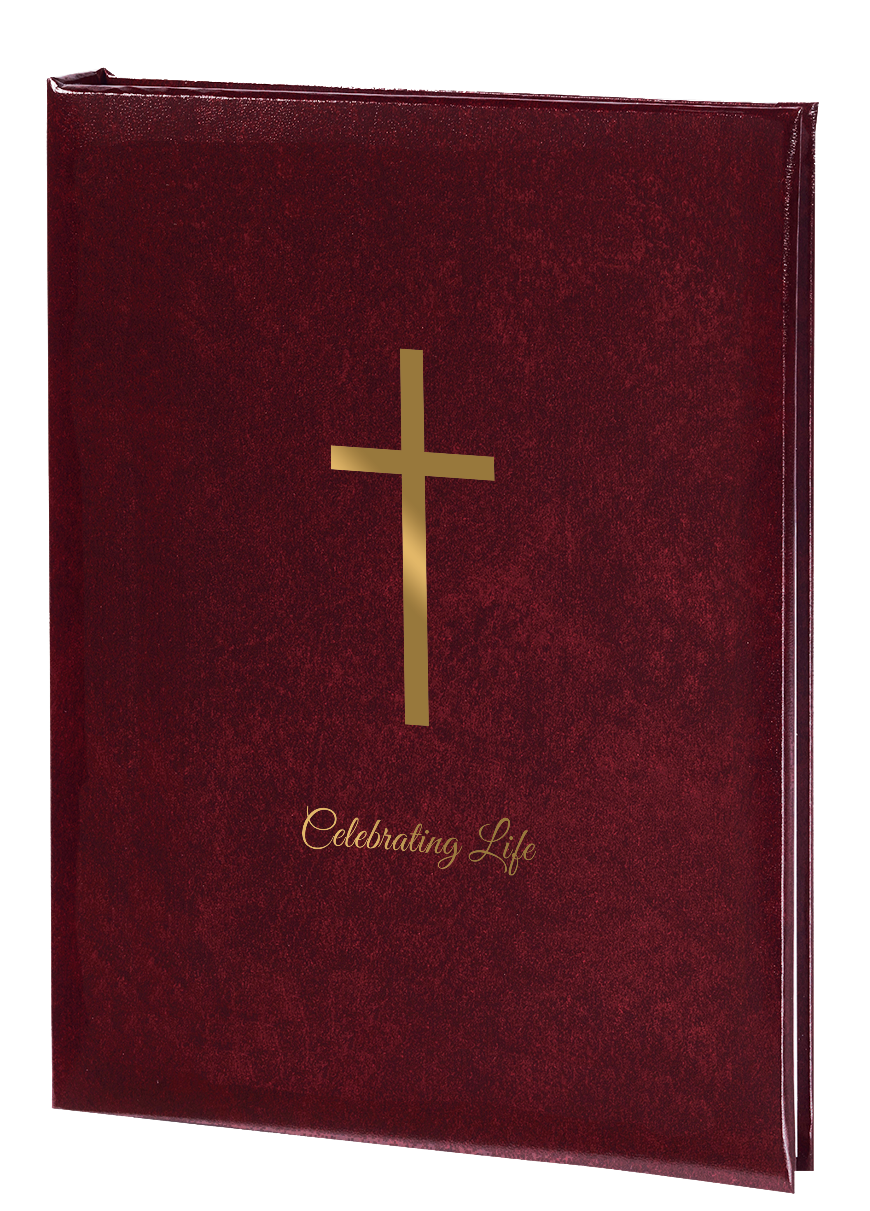 Elegant Line - Cross Celebrating Life - Burgundy- 6 Ring