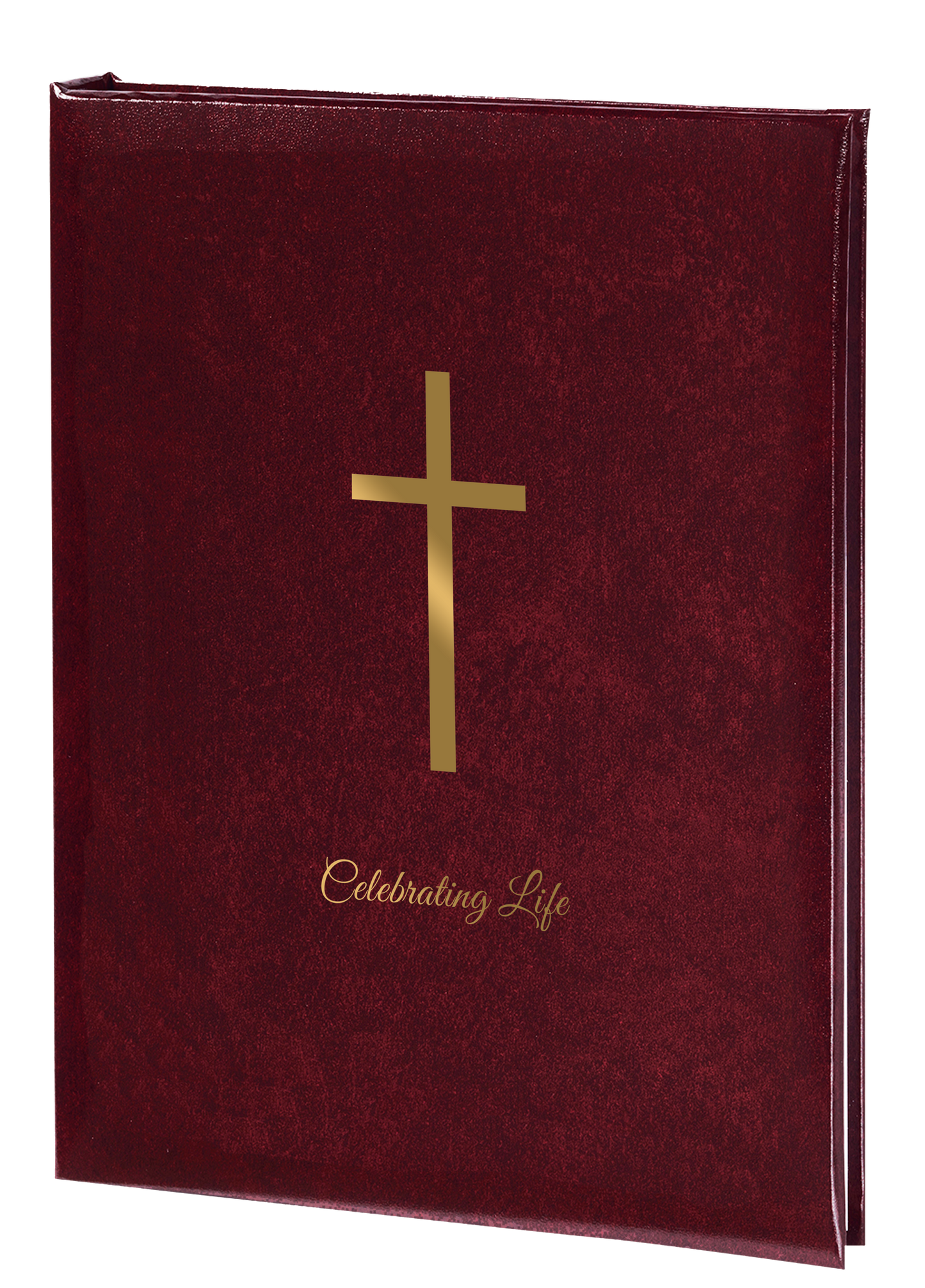 Elegant Line - Cross Celebrating Life - Burgundy- 6 Ring
