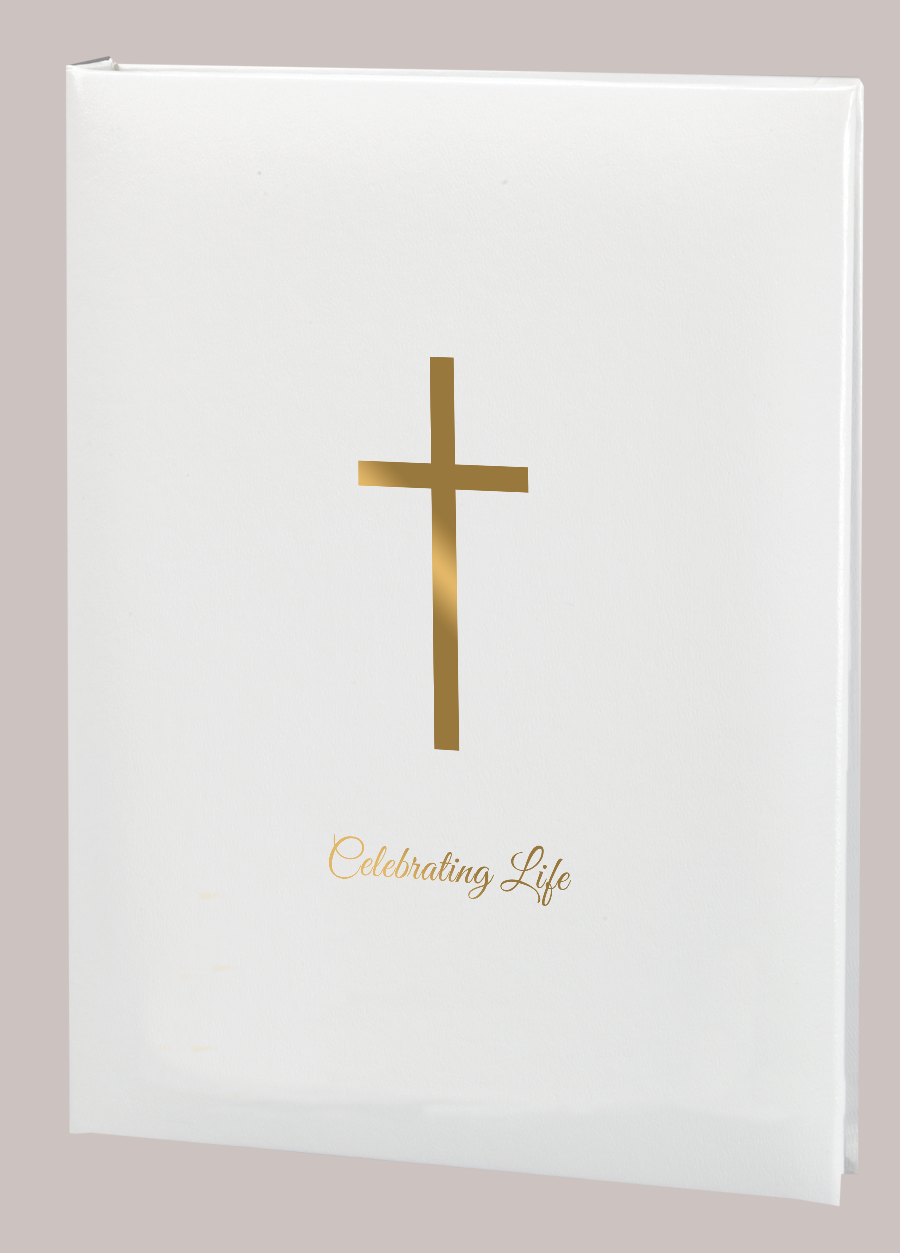 Elegant Line - Cross Celebrating Life - White - 6 Ring