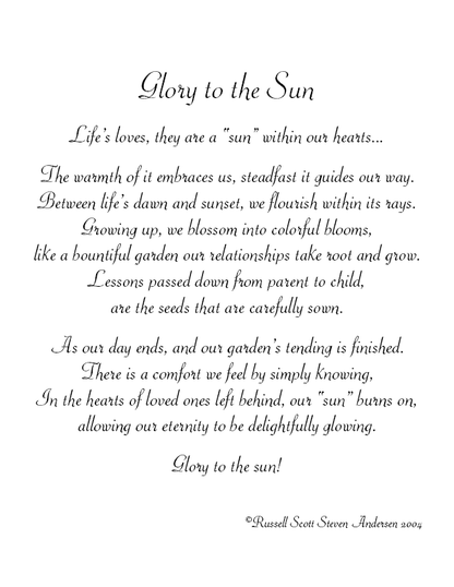 Glory to the Sun by Russell Scott Andersen