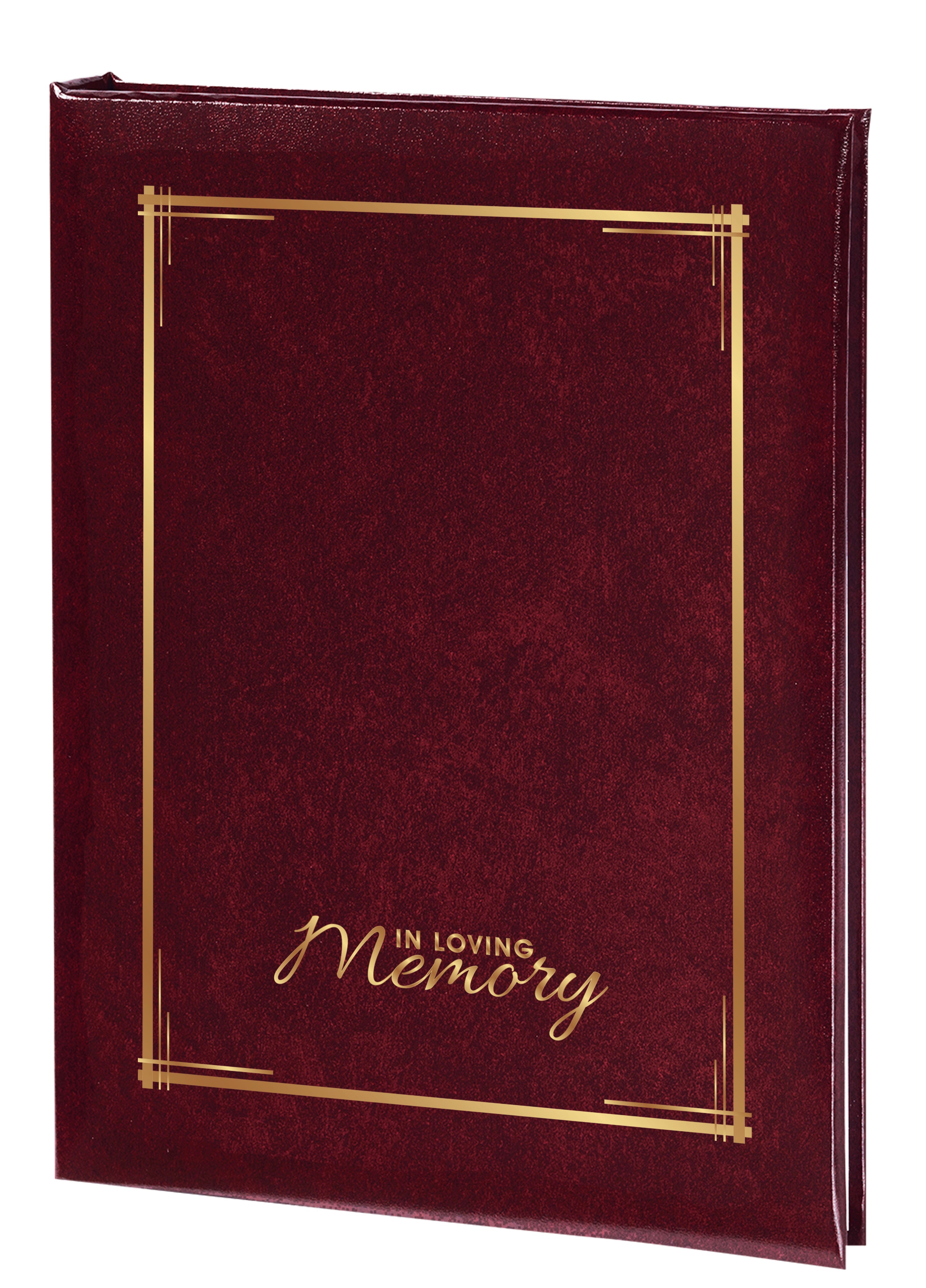 Elegant Line - In Loving Memory Frame - Burgundy- 6 Ring