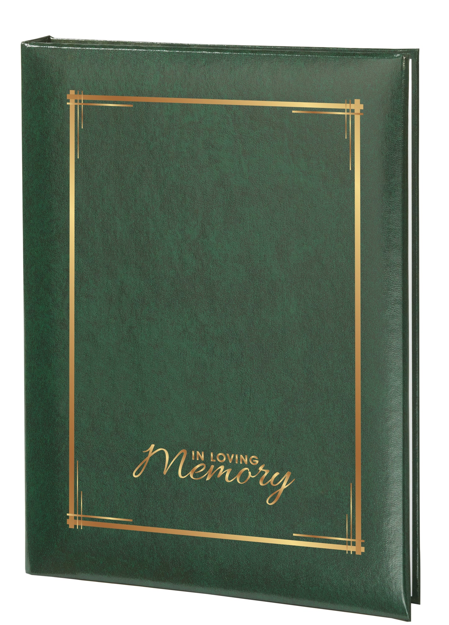 Elegant Line - In Loving Memory Frame - Green - 6 Ring
