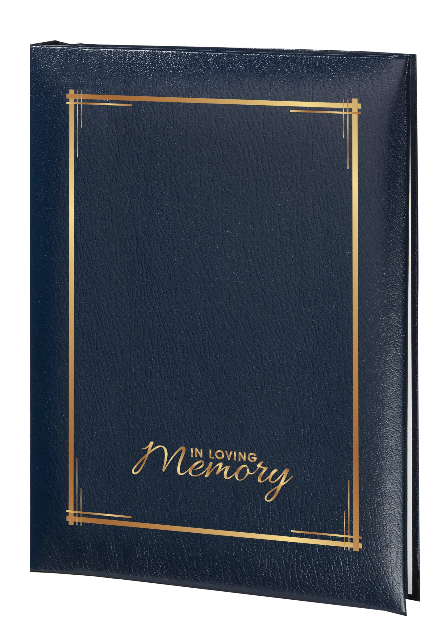 Elegant Line - In Loving Memory Frame - Navy - 6 Ring