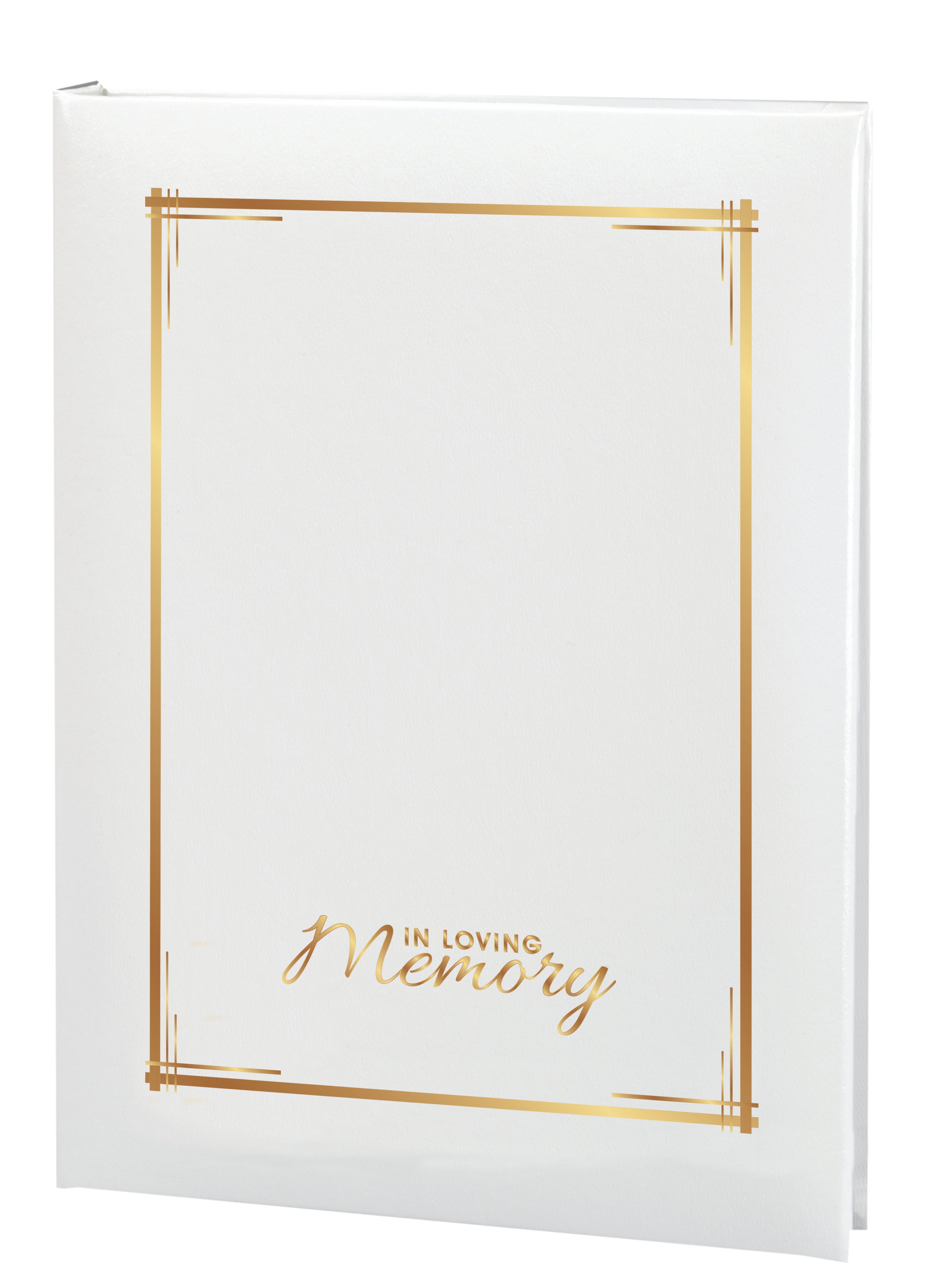 Elegant Line - In Loving Memory Frame - White - 6 Ring