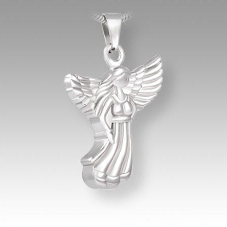 silver angel pendant