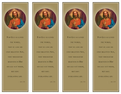 4x Bookmark John 3:16 and Jesus