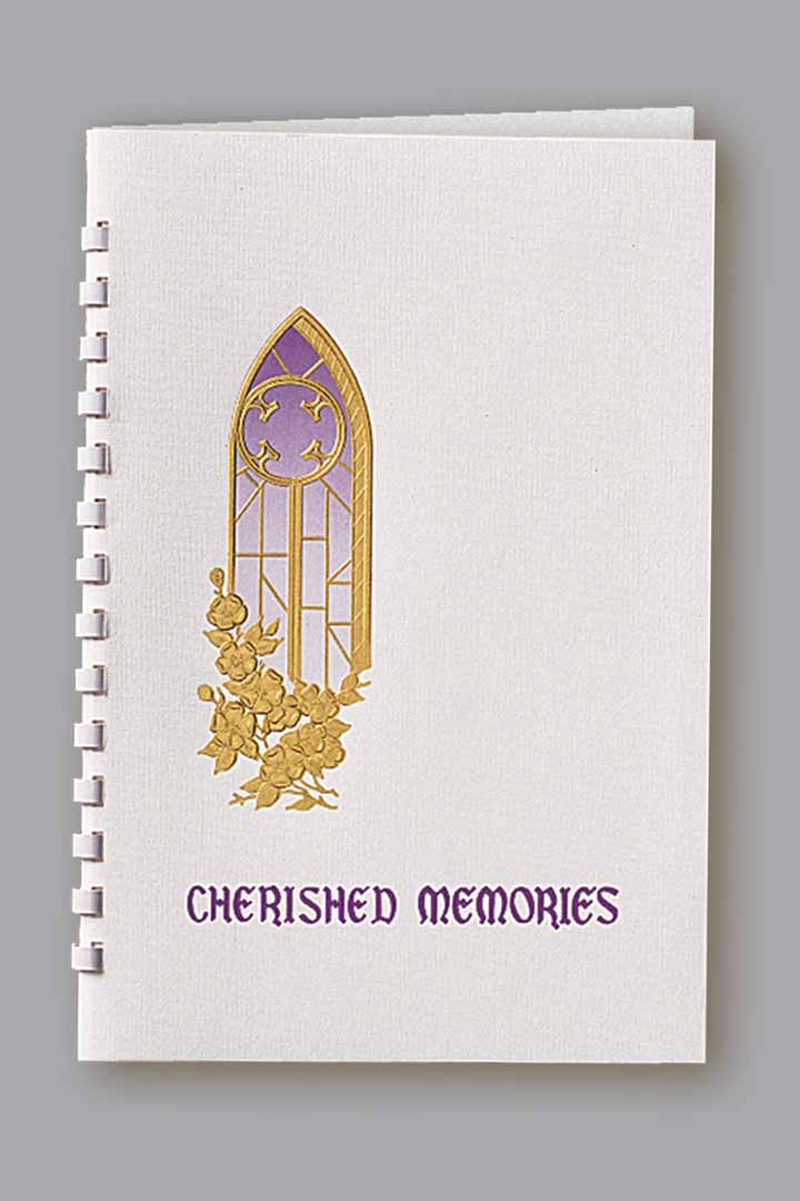 Foil Cherished Memories Leatherette 