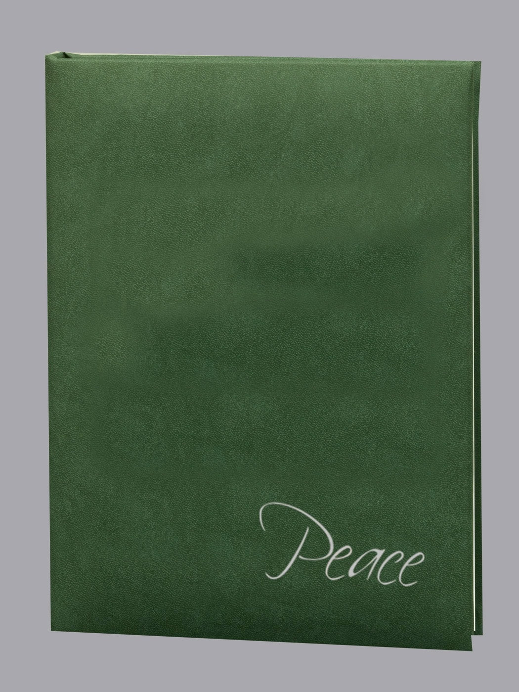 Soft Touch Pine Peace Funeral Guest Book