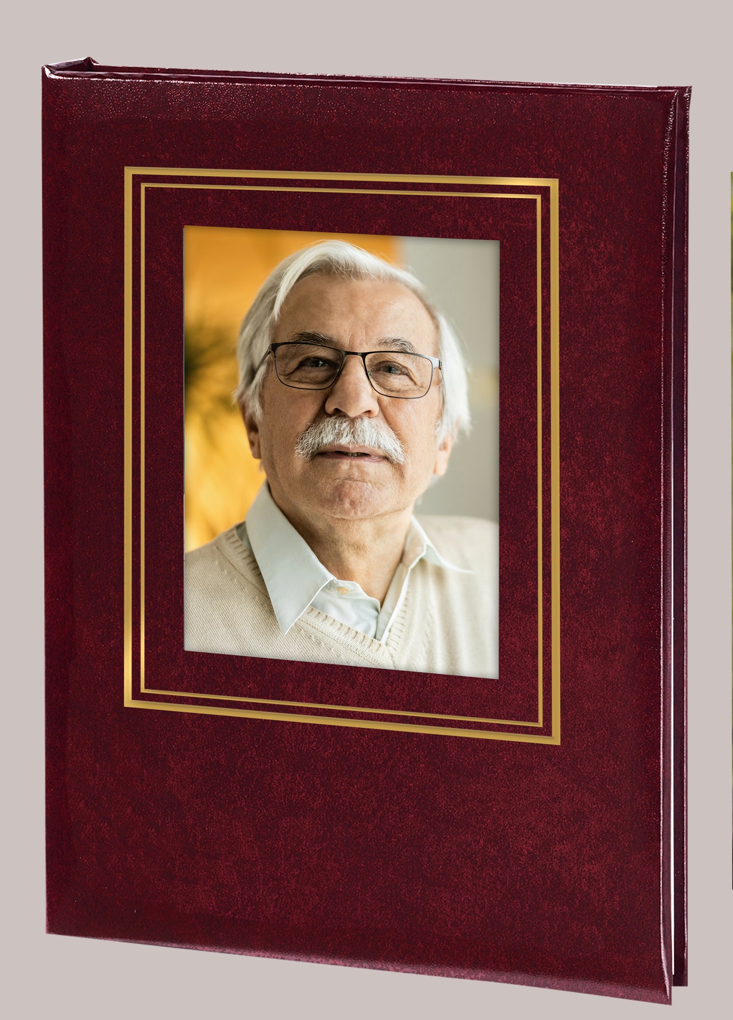 Frame Line - Double Border - Burgundy- 6 Ring