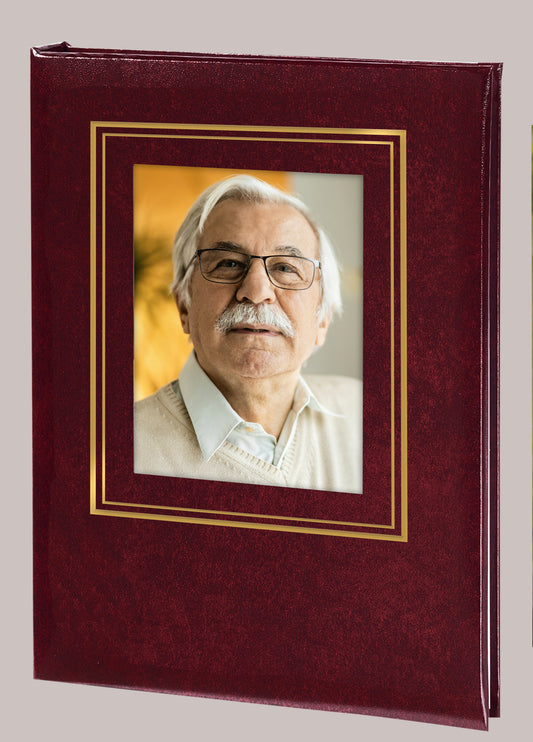 Frame Line - Double Border - Burgundy- 6 Ring