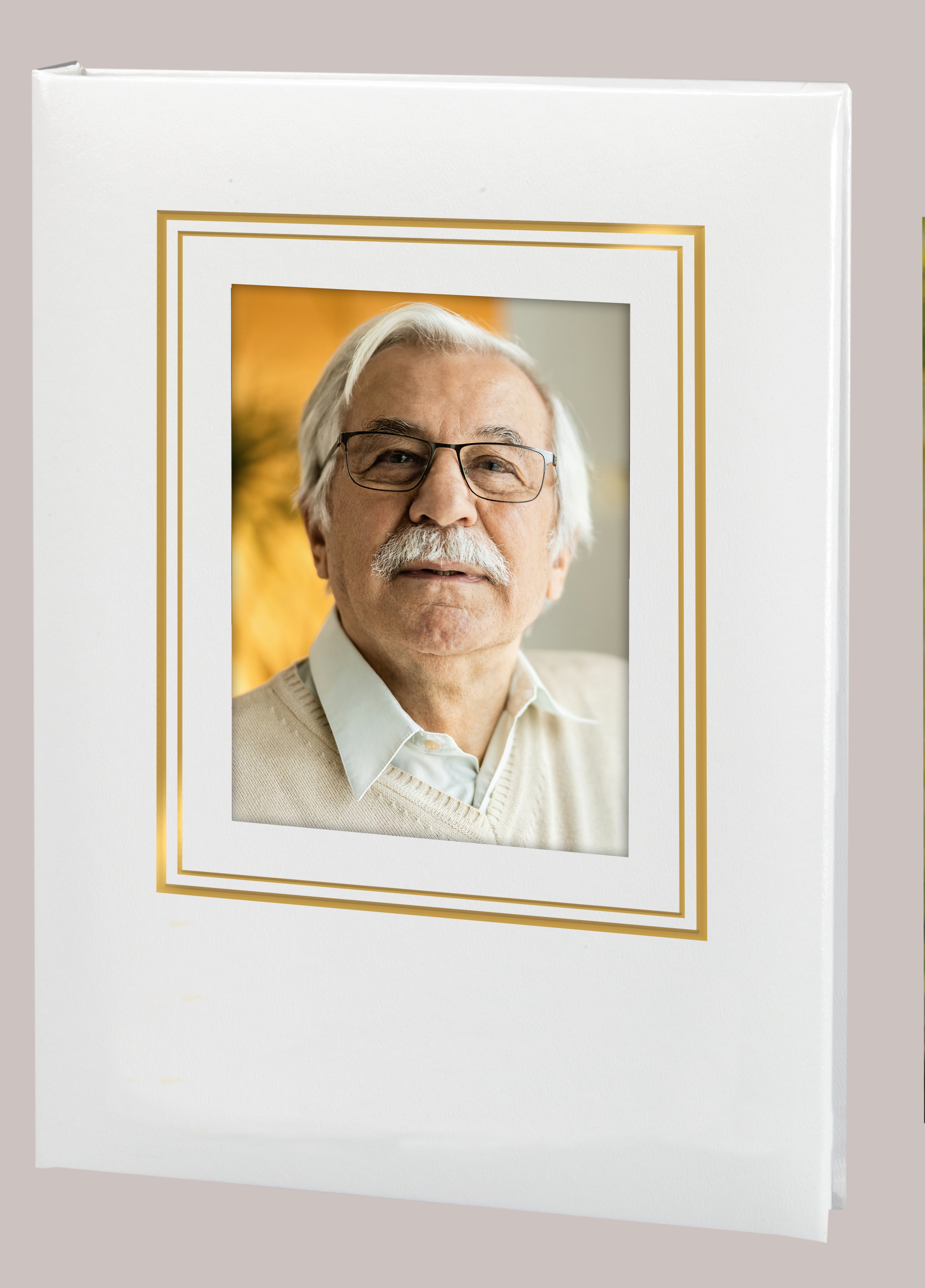 Frame Line - Double Border - White - 6 Ring