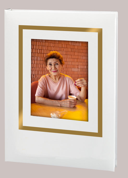 Frame Line - Thick Border - White - 6 Ring