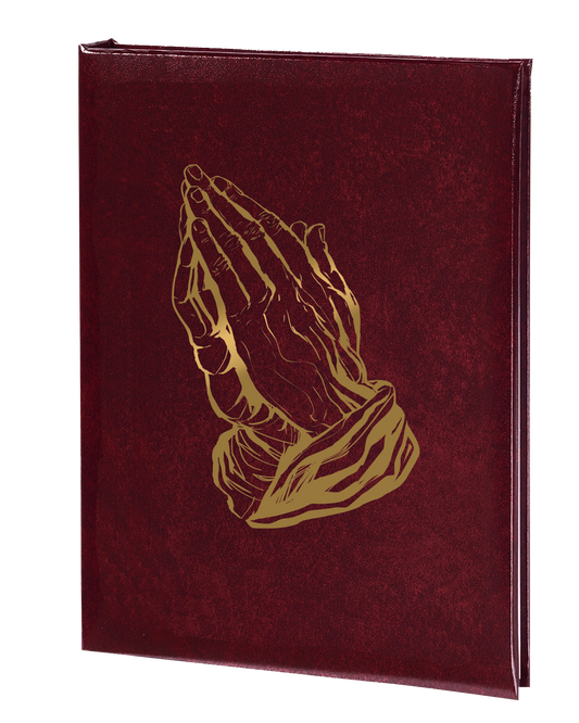 Elegant Line - Praying Hands - Burgundy- 6 Ring