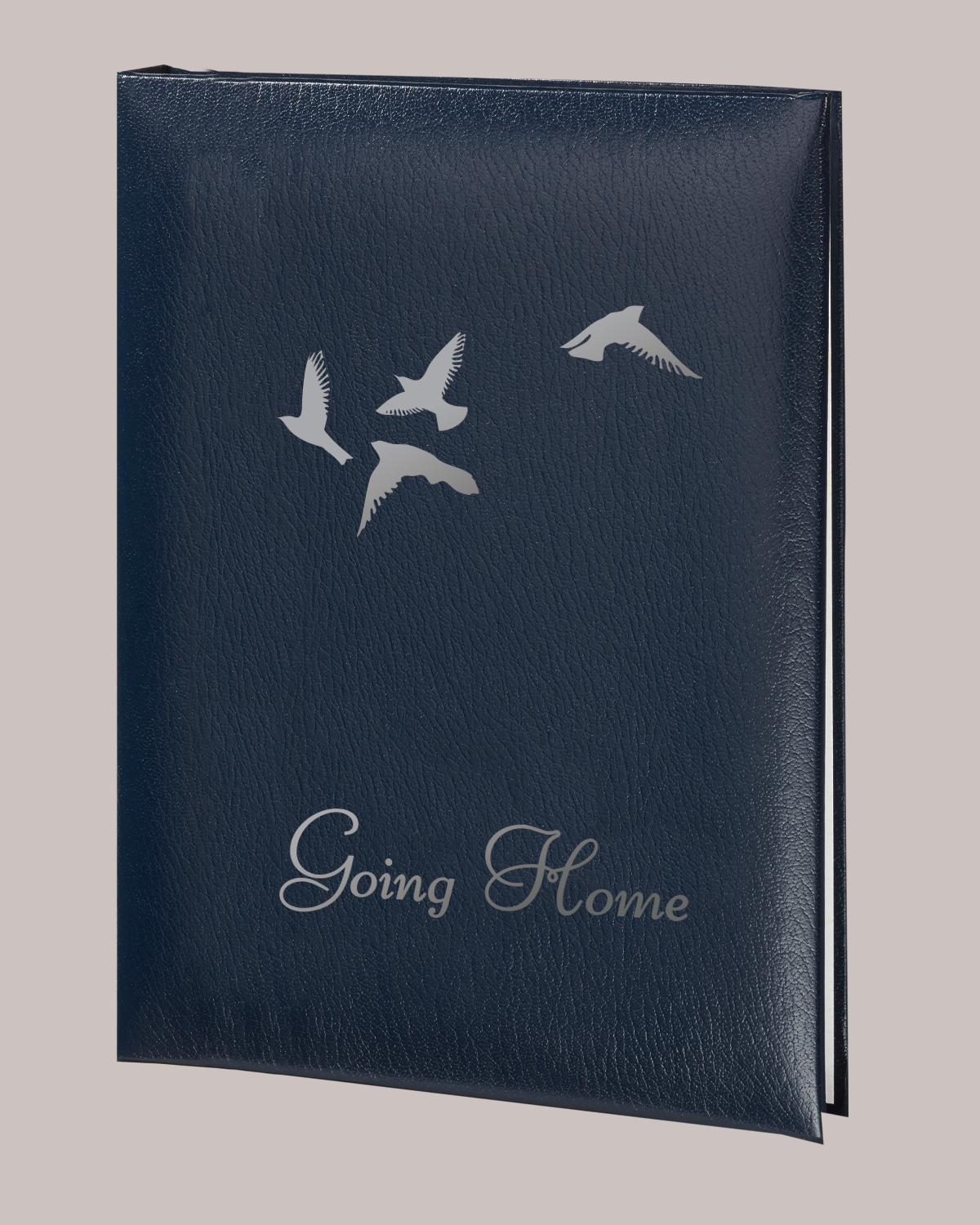 Elegant Line - Doves Going Home - Navy - 6 Ring