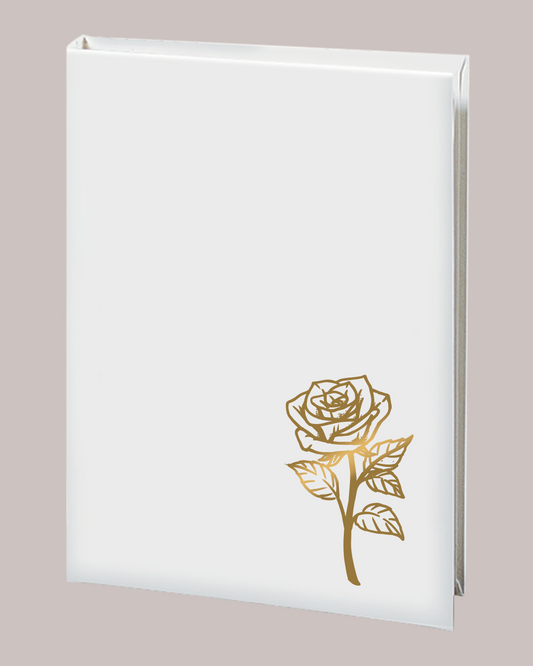 Elegant Line - Rose - White - 6 Ring