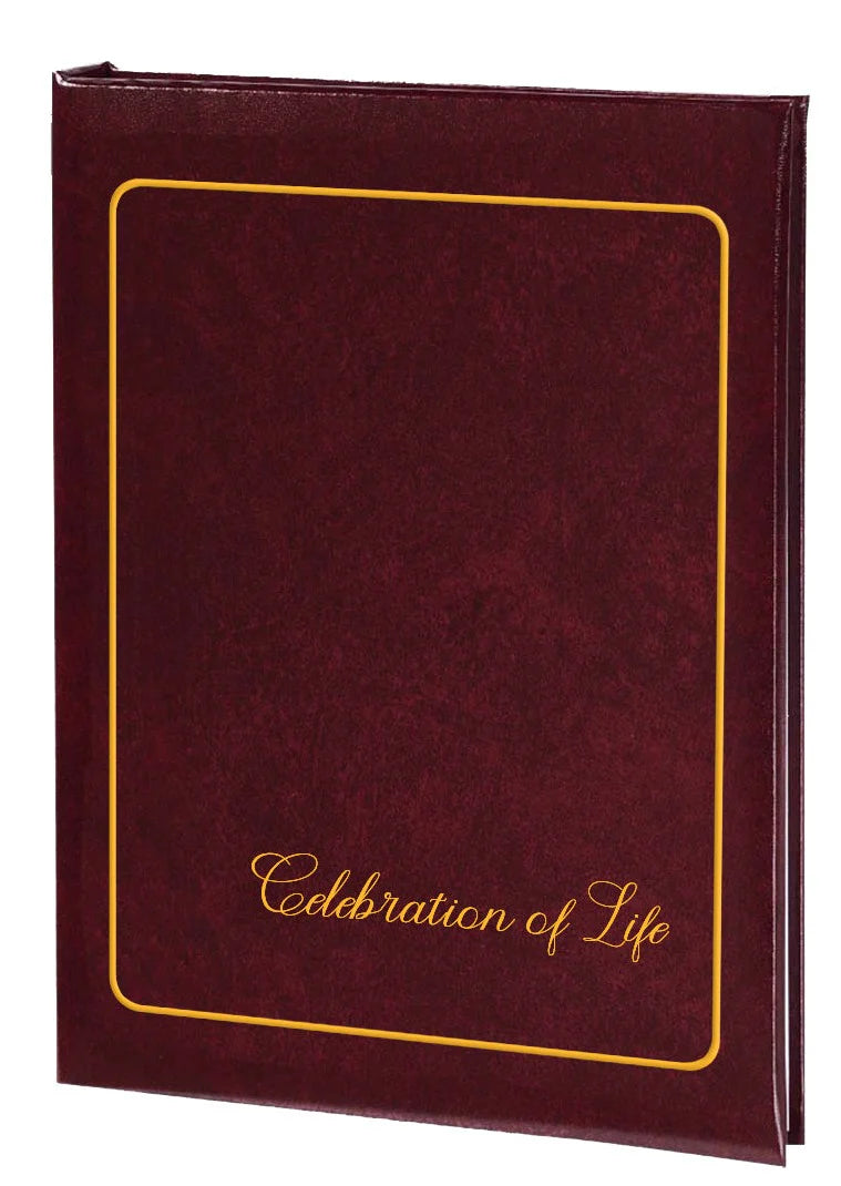 Elegant Line - Celebration of Life - Burgundy - 6 Ring