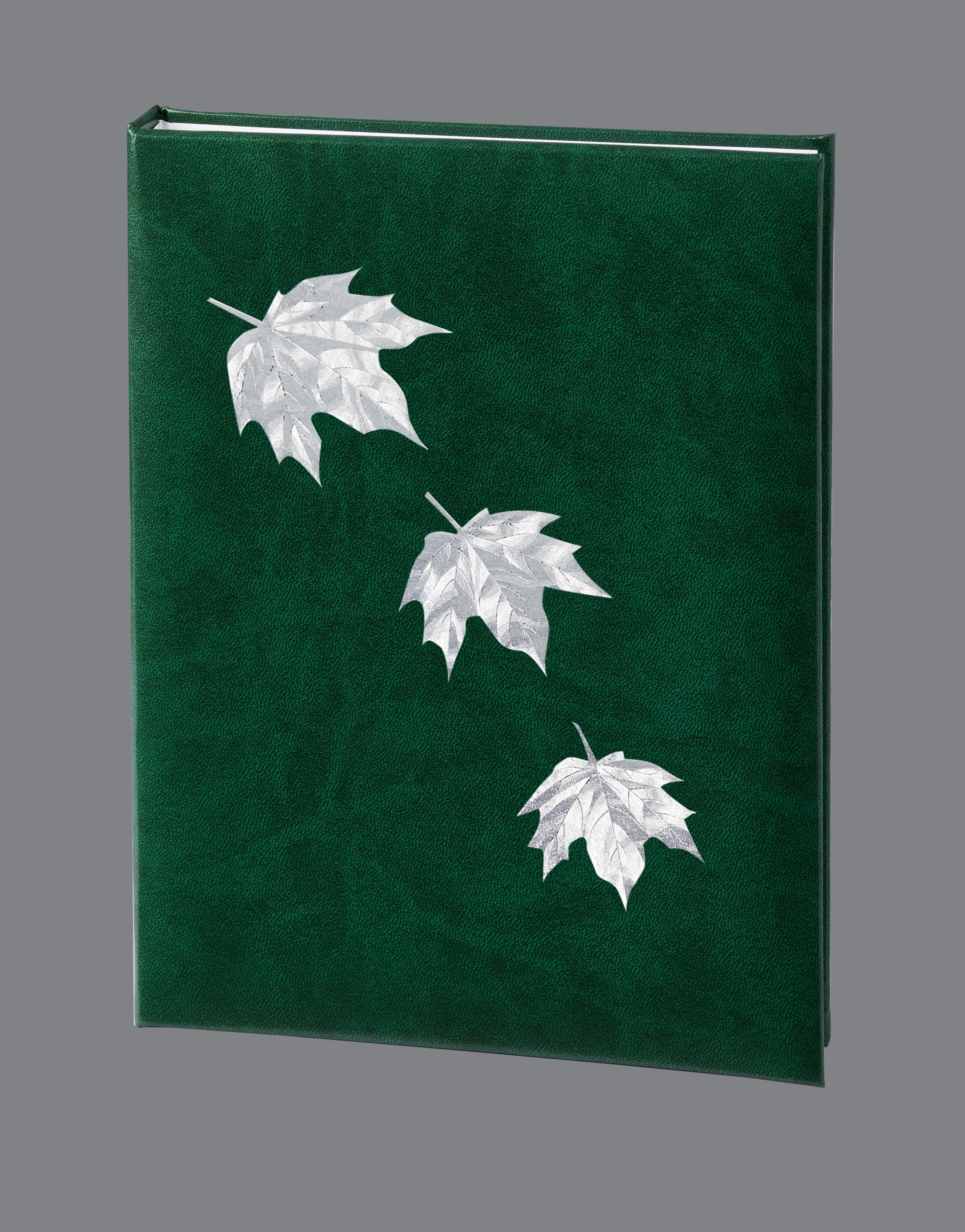 Elegant Line - Green Falling Leaves - 6 Ring