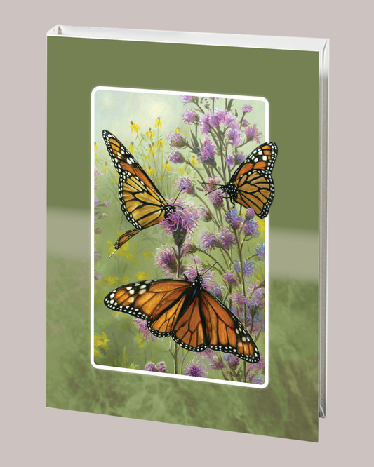 Radiant Line - Butterfly - Green - 6 Ring