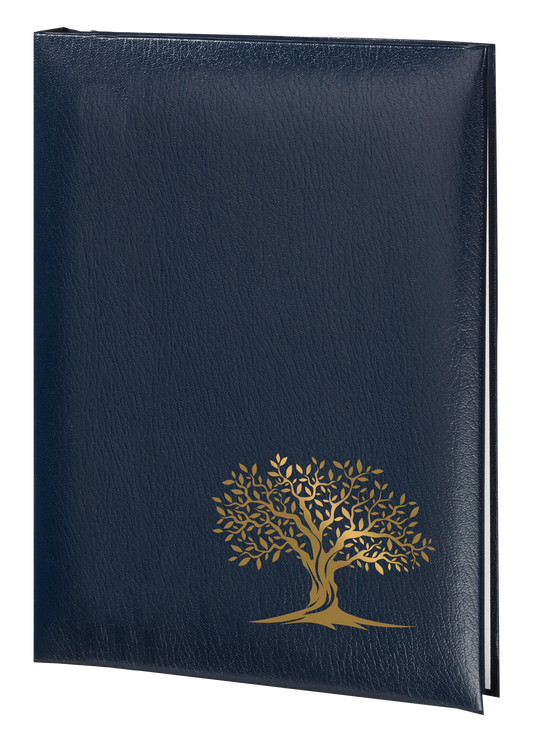 Elegant Line - Tree of Life - Navy - 6 Ring