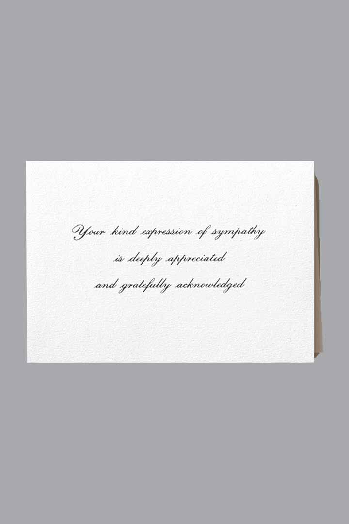 Acknowledgment Standard Print