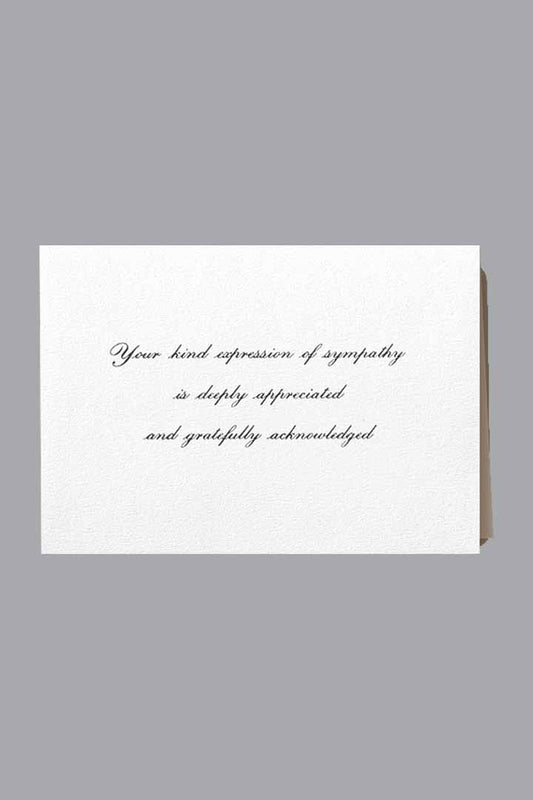 Acknowledgment Standard Print