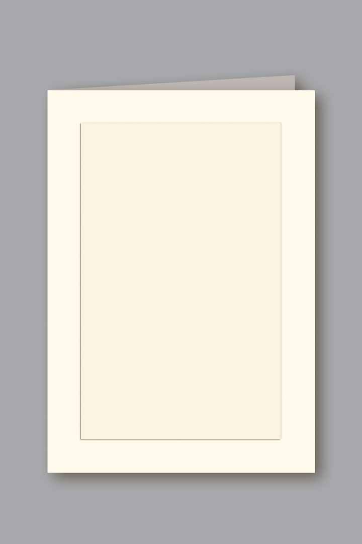 Blank Acknowledgments - Ivory Panel - 1-UP