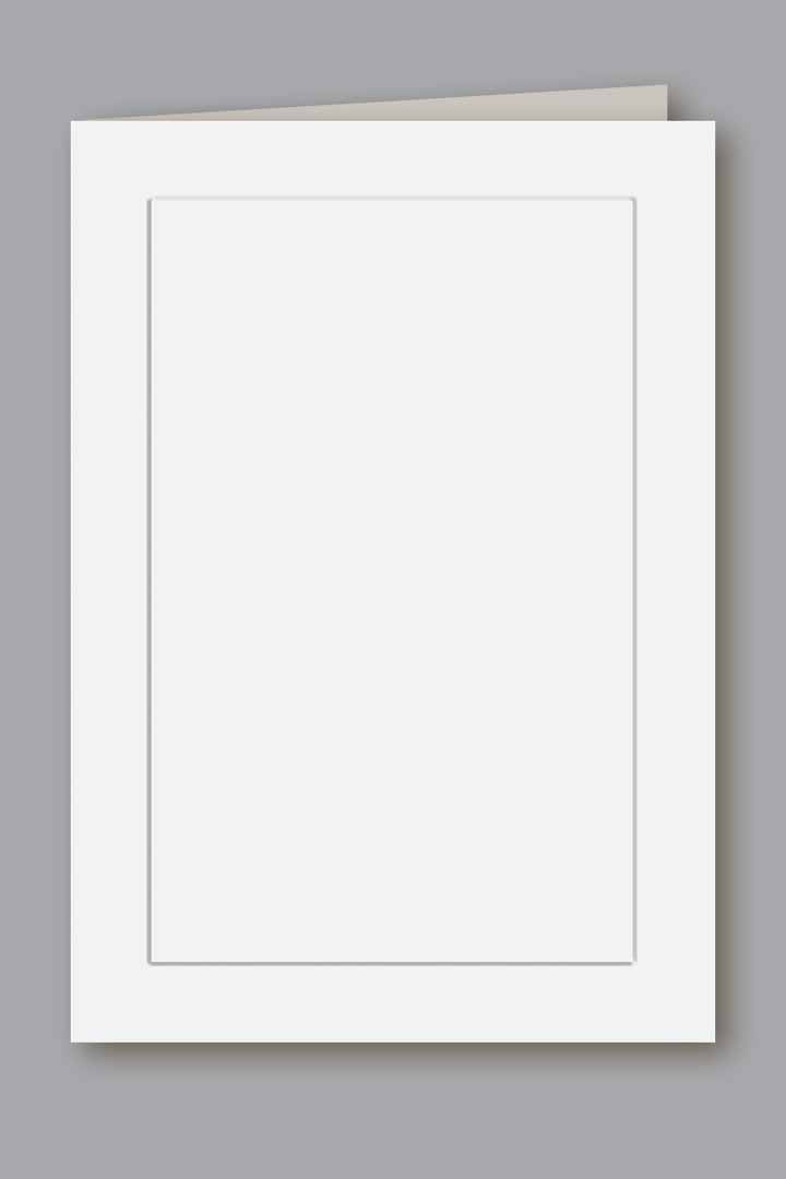 Blank Acknowledgments - White Panel - 1-UP