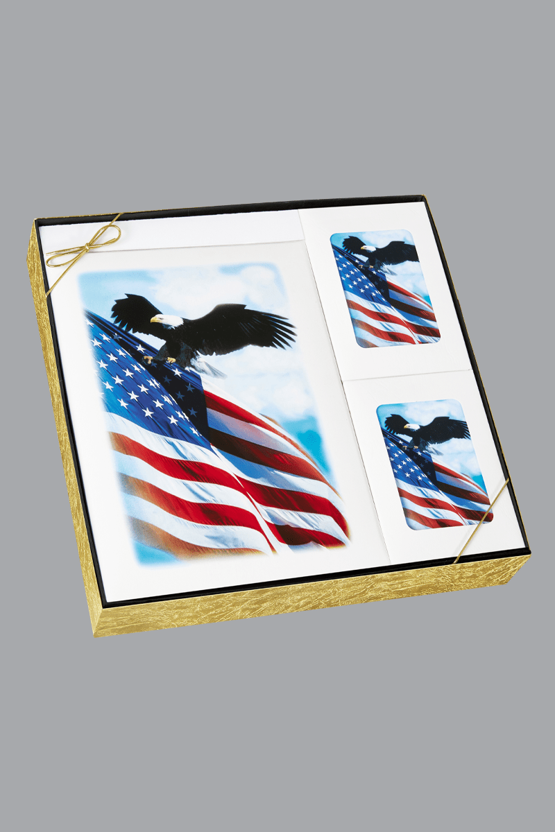 White Patriotic Box Set 784 bxs