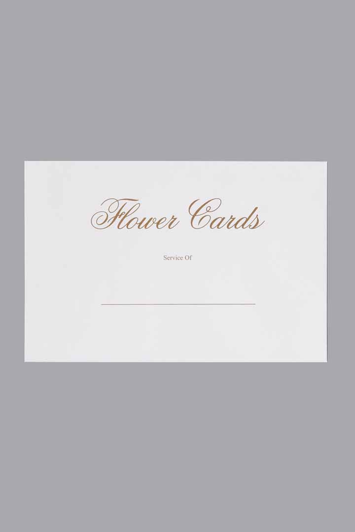 Gold Floral Card Envelope