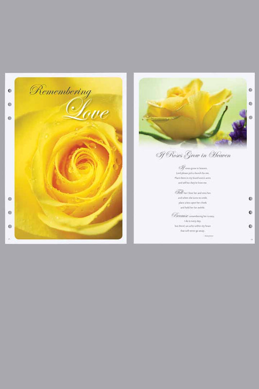 Yellow Rose - Themed Divider Pages