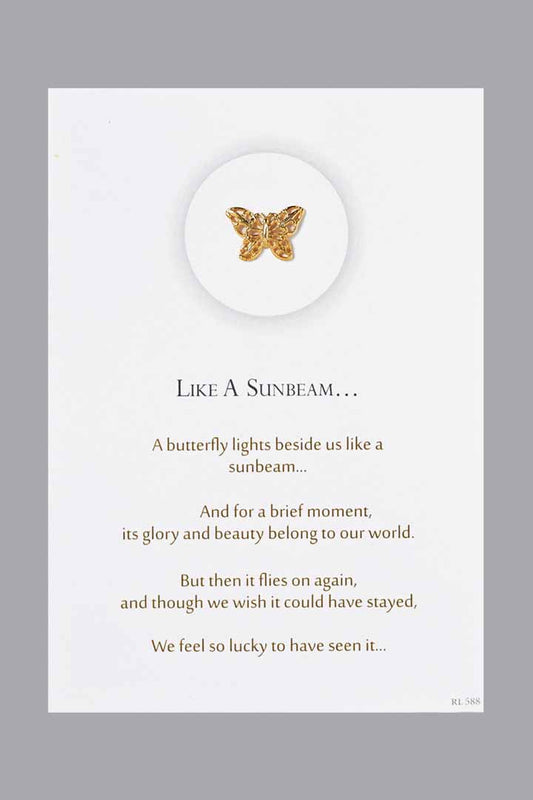 Butterfly Pin and Card