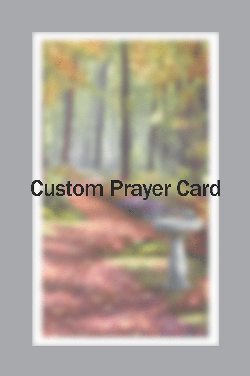 Custom Order - Prayer Cards