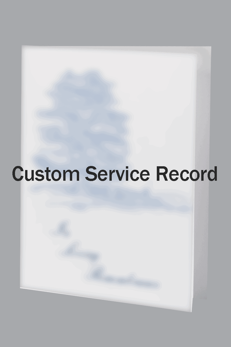 Custom Order - Service Records