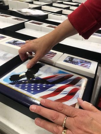 Patriotic Guest Book for Funeral