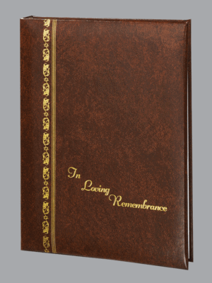 Royal Series Guest Book For Funeral